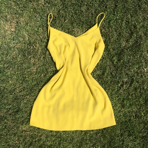 LAST DAY ASOS Yellow Cami Shift Dress - Picture 5 of 5